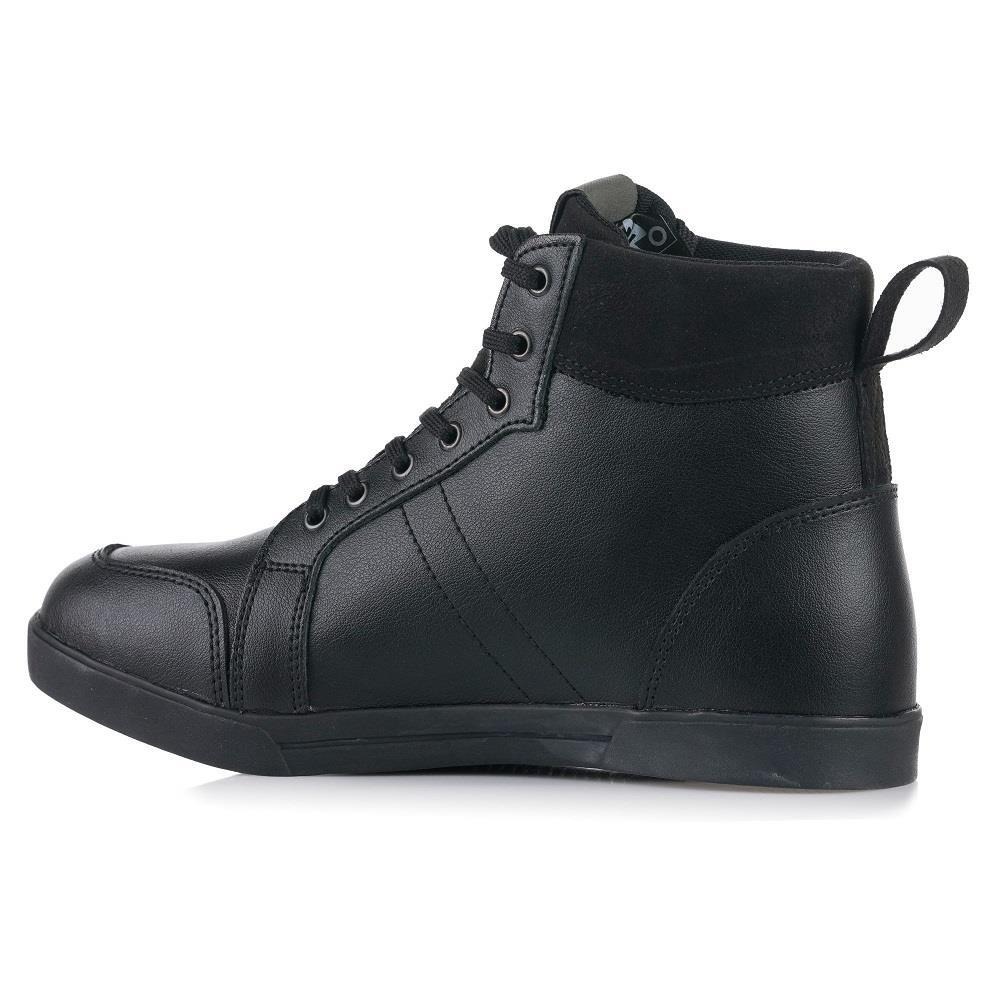 Bike It Sneeka Low-Cut Leather Mens Boots - Black - Image 3