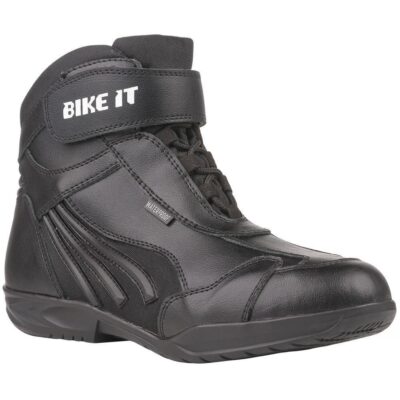 Bike It Perun Low-Cut Waterproof Mens Boot – Black