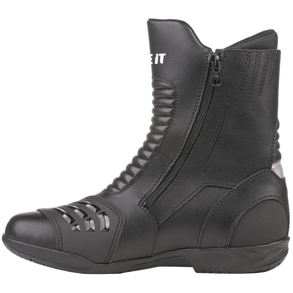 Bike It Preto Mid Length Waterproof Mens Boot - Black - Image 3