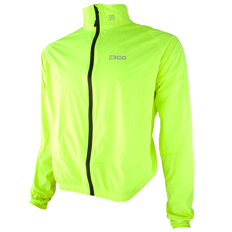 Eigo Ion Mens Water Resisitant Cycling Jacket Fluoro Yellow