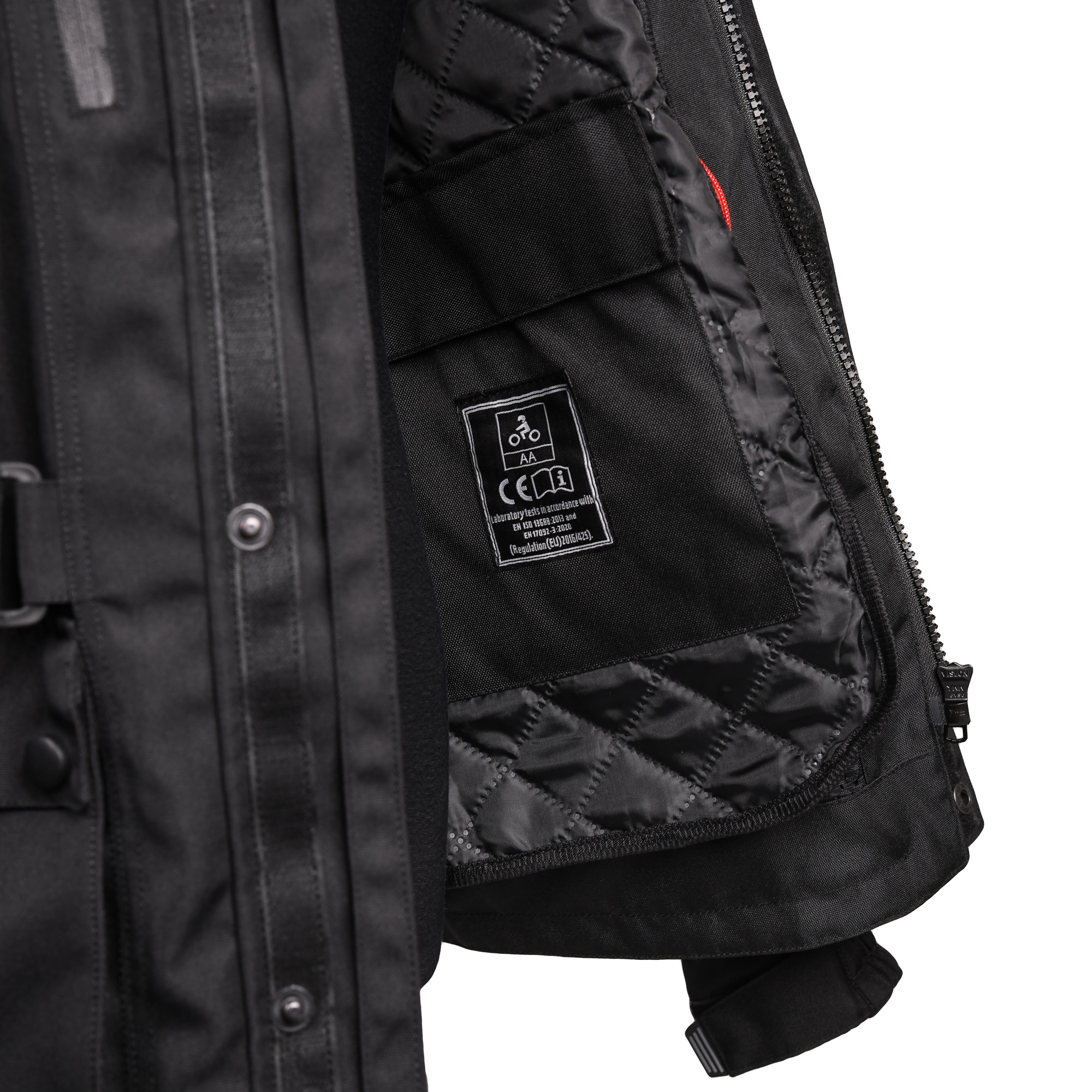 Bike It 'Triple Black' All-Weather Waterproof Adventure Touring Motorcycle Jacket - Image 12