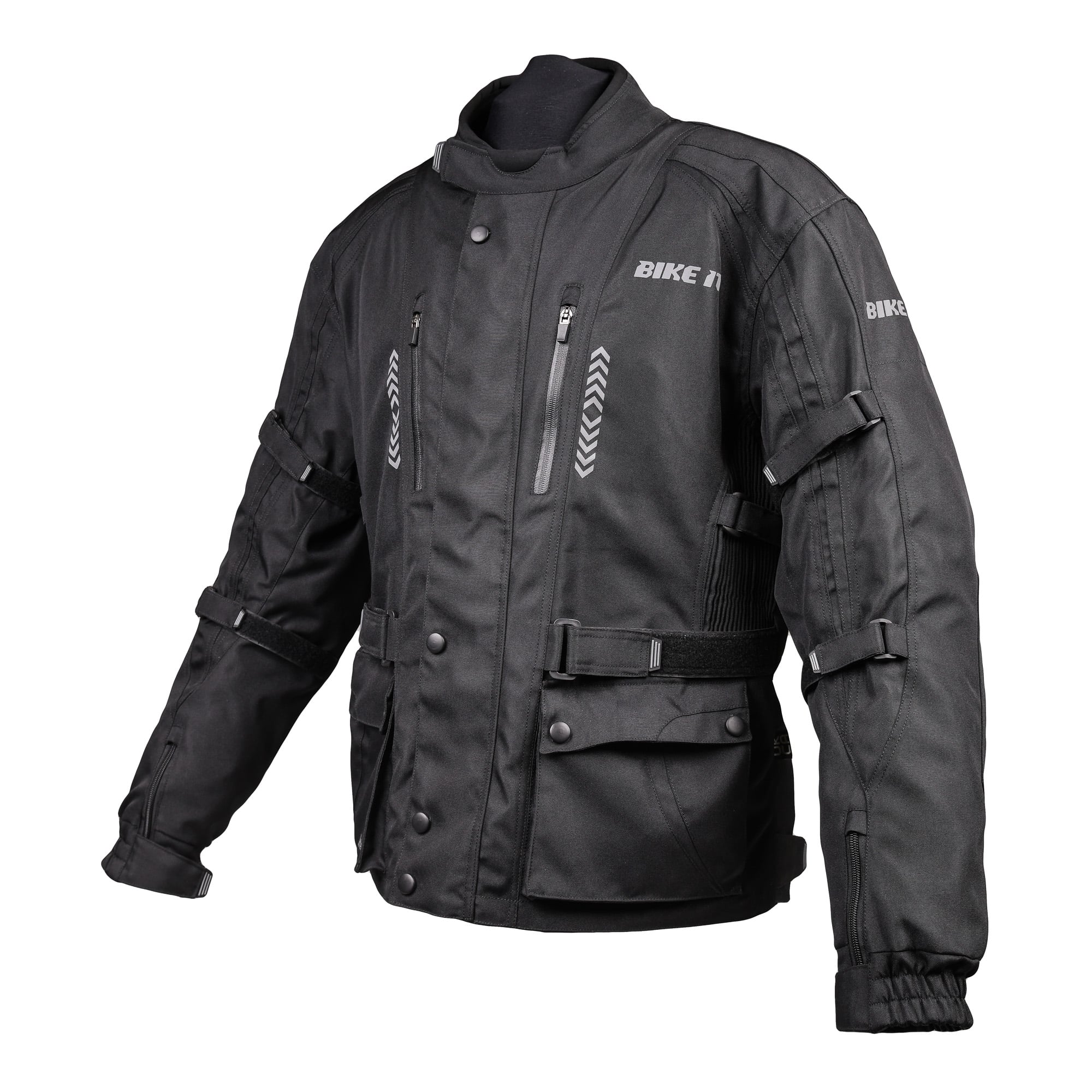 Bike It 'Triple Black' All-Weather Waterproof Adventure Touring Motorcycle Jacket - Image 4