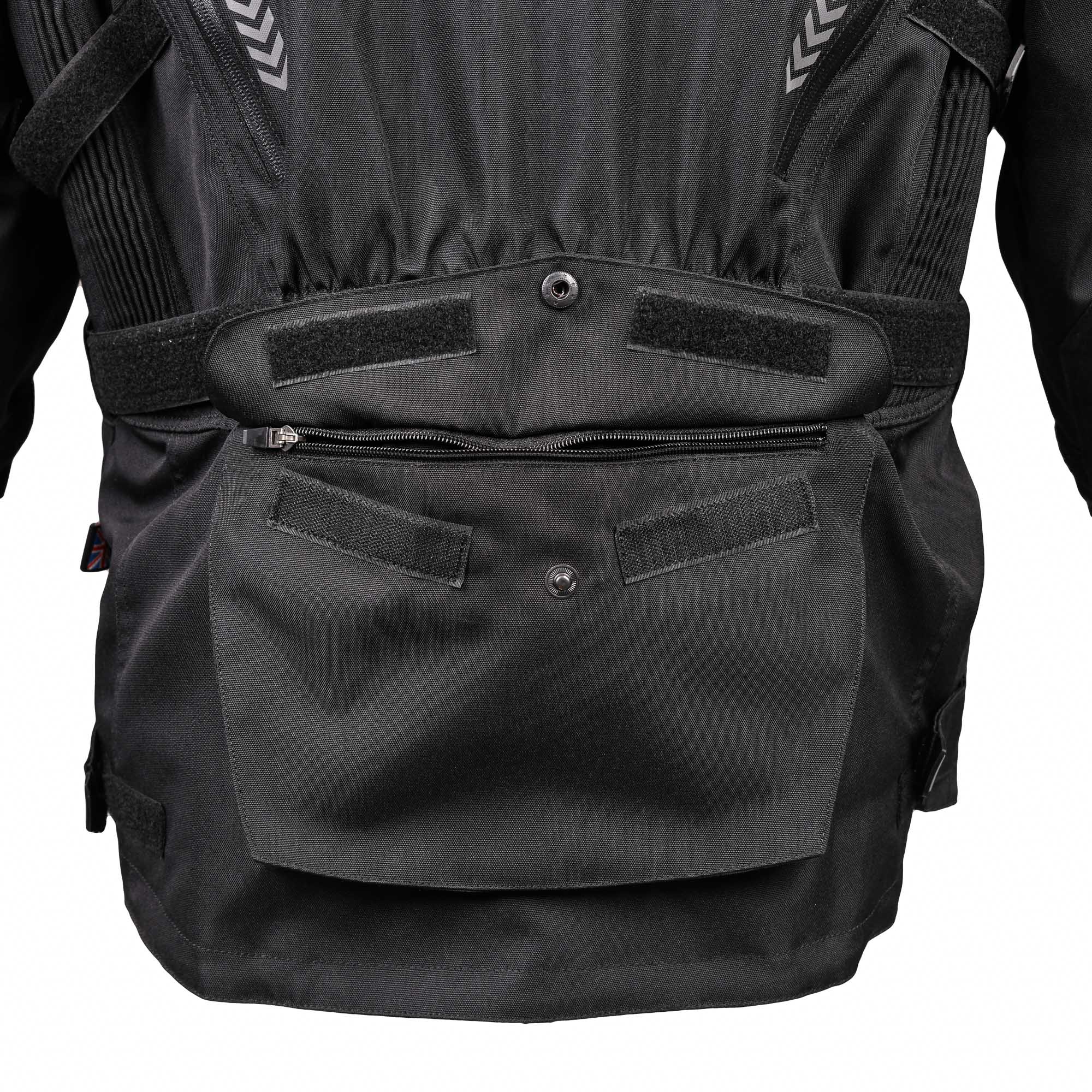 Bike It 'Triple Black' All-Weather Waterproof Adventure Touring Motorcycle Jacket - Image 8
