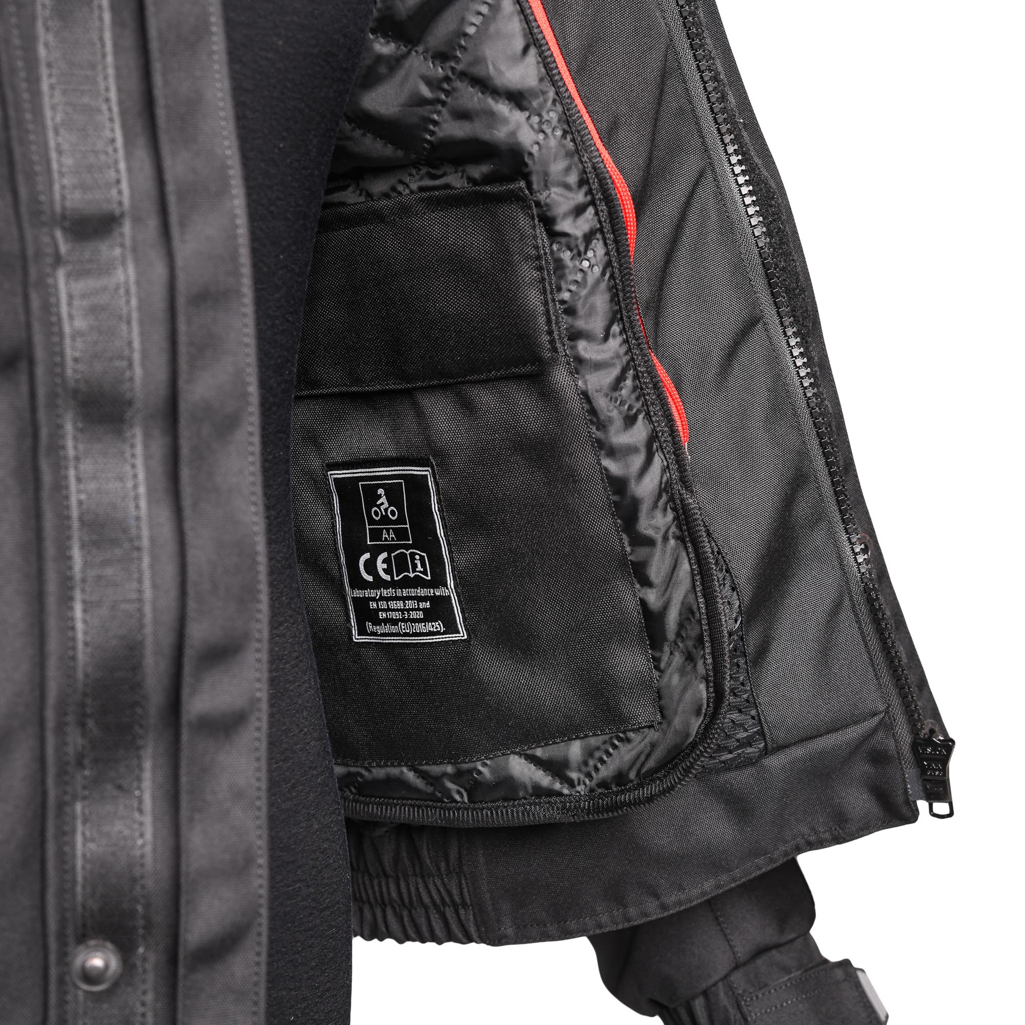 Bike It 'Herm' Textile Waterproof Motorcycle Bomber Casual Jacket - Image 11
