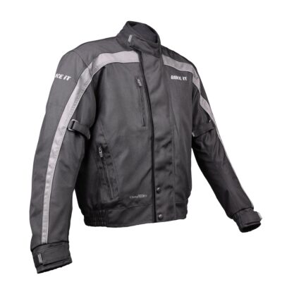 Bike It ‘Herm’ Textile Waterproof Motorcycle Bomber Casual Jacket