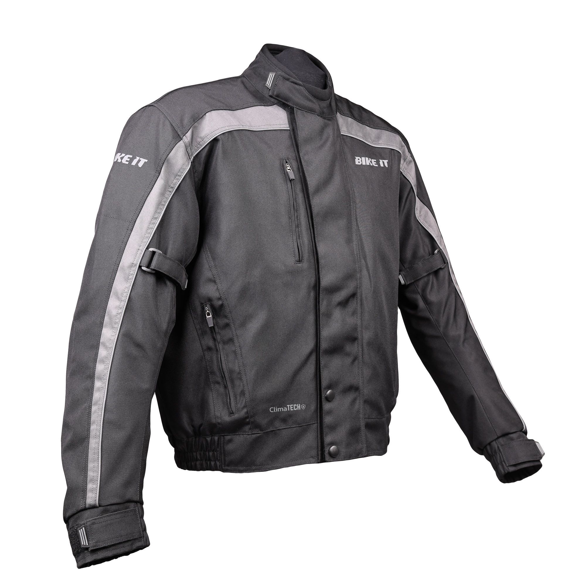 Bike It 'Herm' Textile Waterproof Motorcycle Bomber Casual Jacket - Image 2