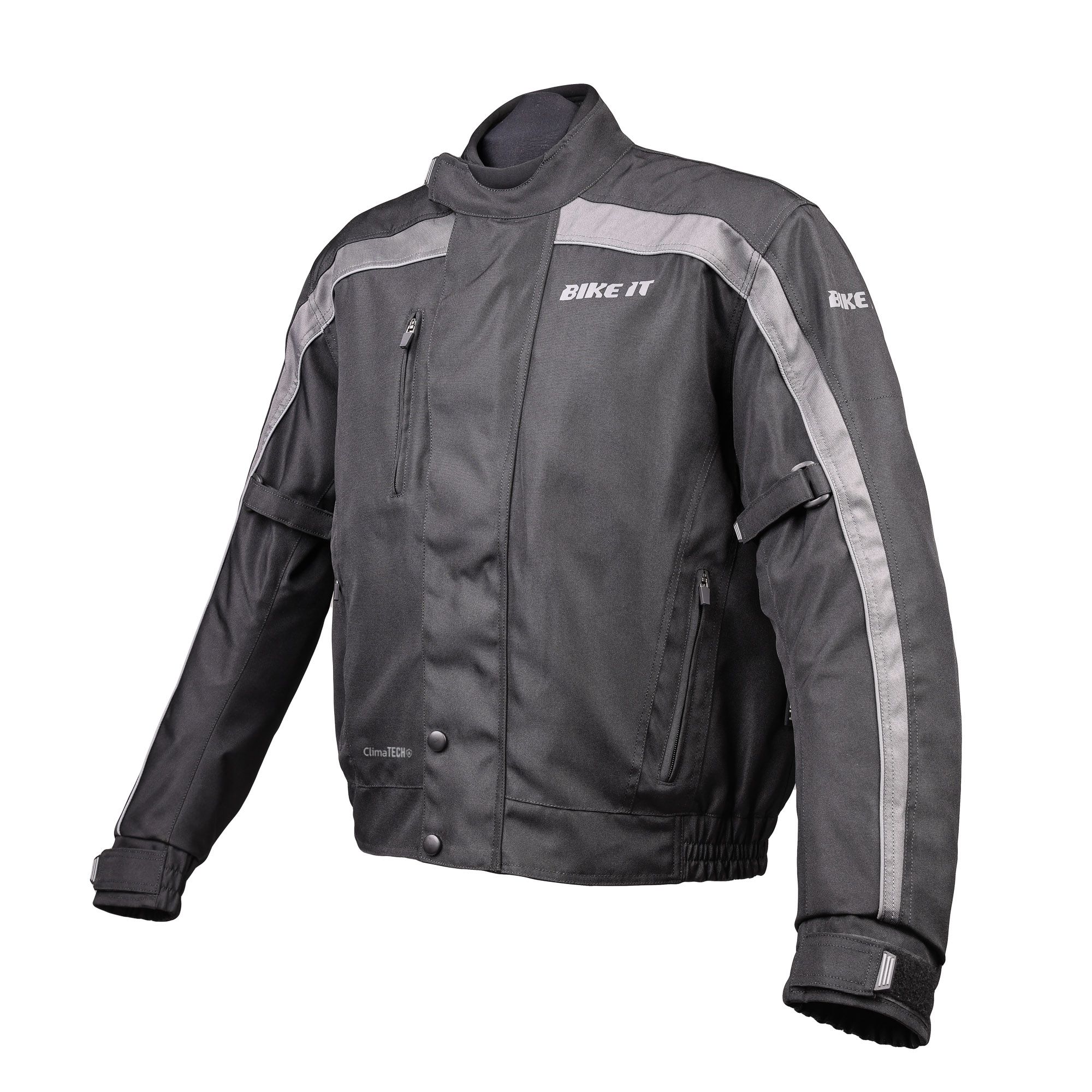 Bike It 'Herm' Textile Waterproof Motorcycle Bomber Casual Jacket - Image 4