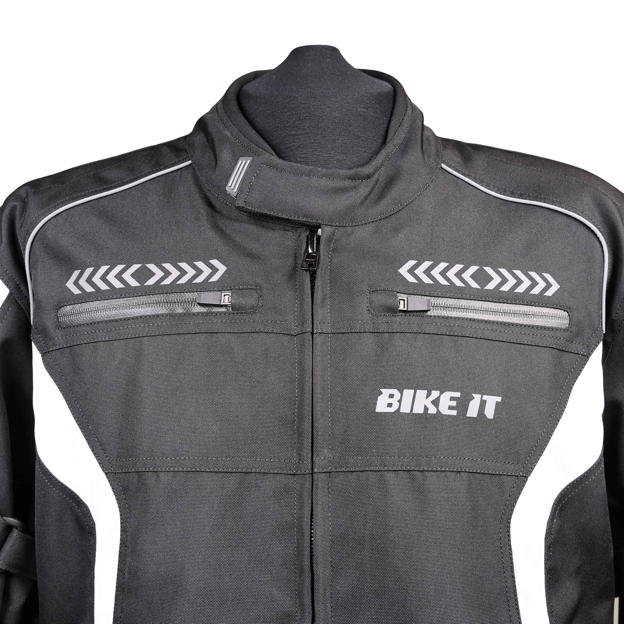 Bike It 'Flux' Textile Waterproof Sports Motorcycle Jacket - Image 5