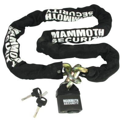 Mammoth Security 12mm Hexagon Lock & Chain – 1.8m Length