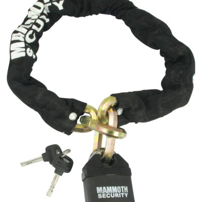 Mammoth Security 12mm Hexagon Lock & Chain – 1m Length