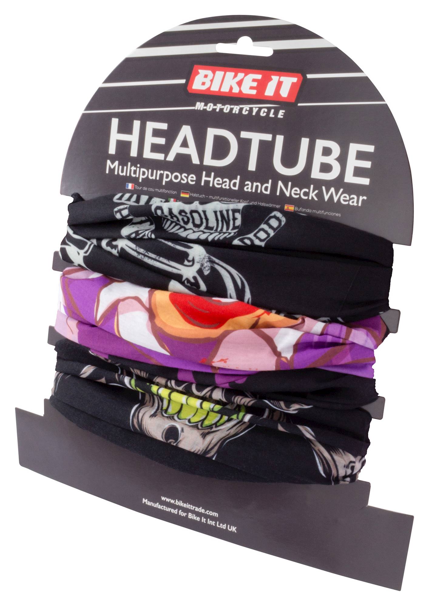Bike It Neck Tube Triple Pack With Faces Designs - Image 2