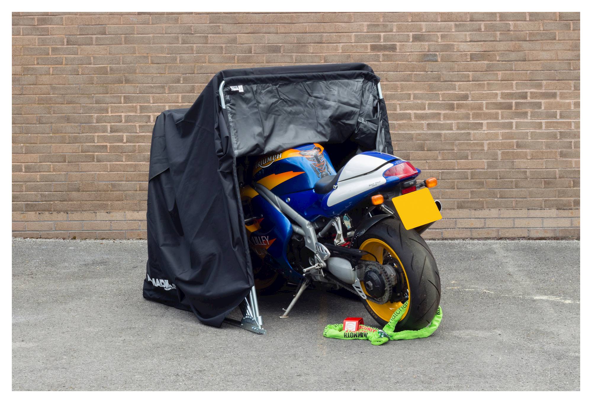 Armadillo Motorcycle Garage Shelter - Small (270cm X 105cm X 155cm) - Image 8