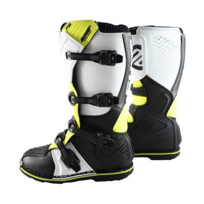 Shot X10 2.0 MX Boots Adult – Black White Yellow