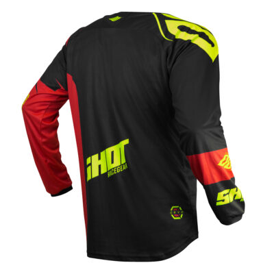 Shot Devo MX Jersey Adult – Ventury Red Neon Yellow