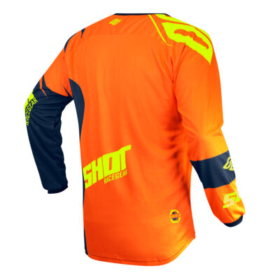 Shot Devo MX Jersey Kids – Ventury Neon Orange Neon Yellow