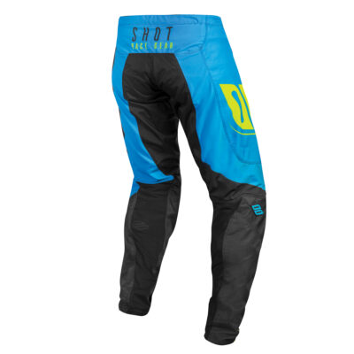 Shot Aerolite MX Pants Adult – Alpha Blue Neon Yellow