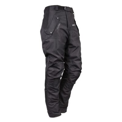 Bike It ‘Triple Black’ Ultimate Textile Adventure Waterproof Motorcycle Pants/Trousers