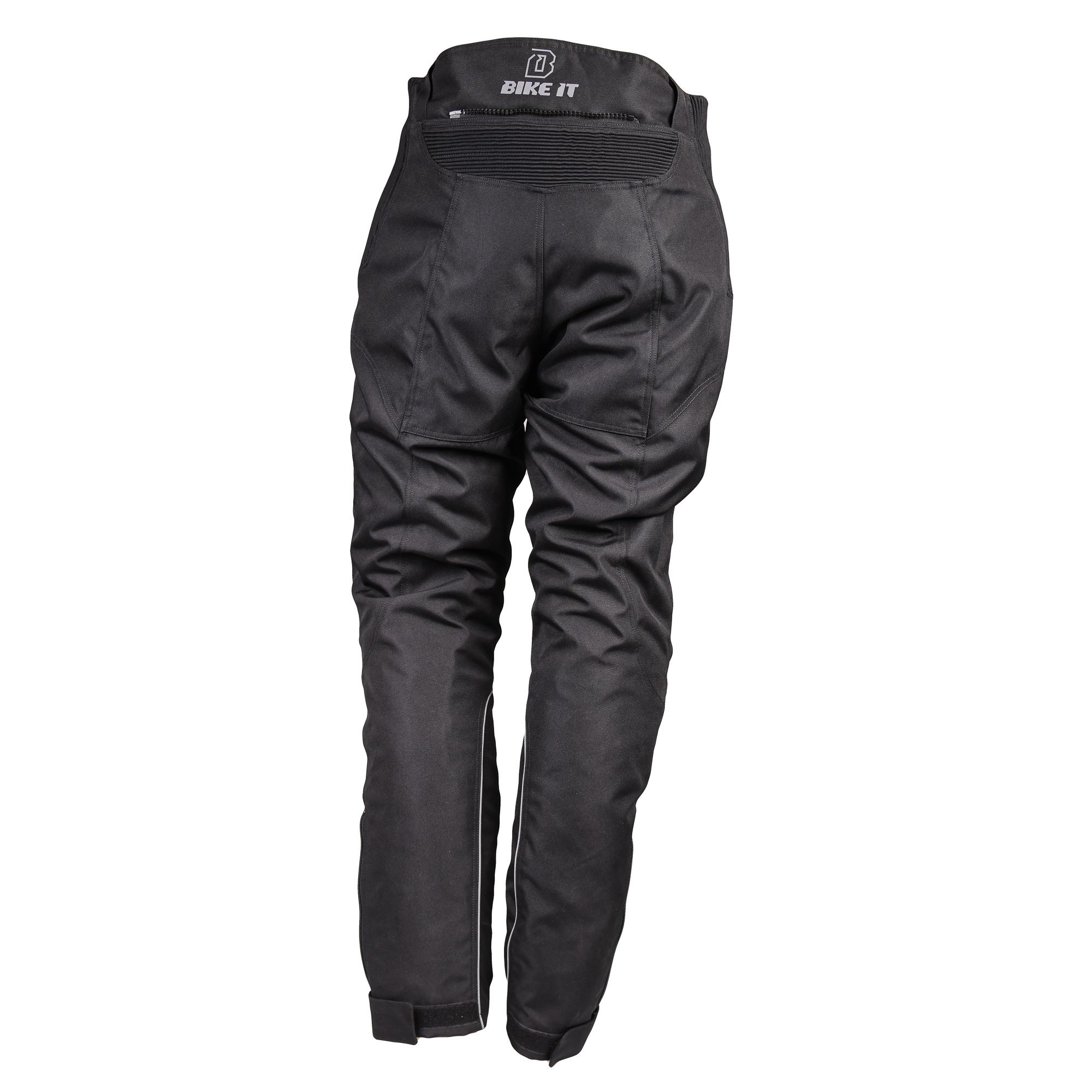 Bike It 'Triple Black' Ultimate Textile Adventure Waterproof Motorcycle Pants/Trousers - Image 3