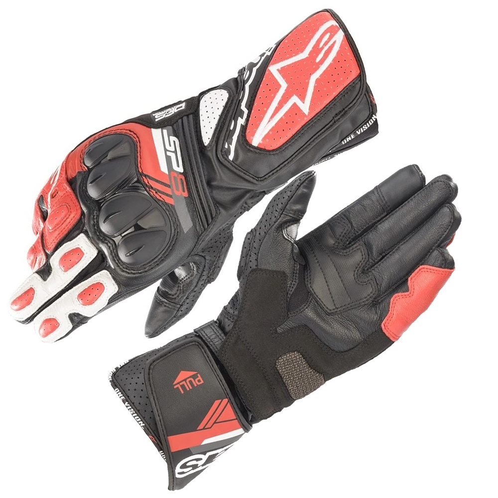 Alpinestars SP-8 V3 Leather Gloves - Image 4