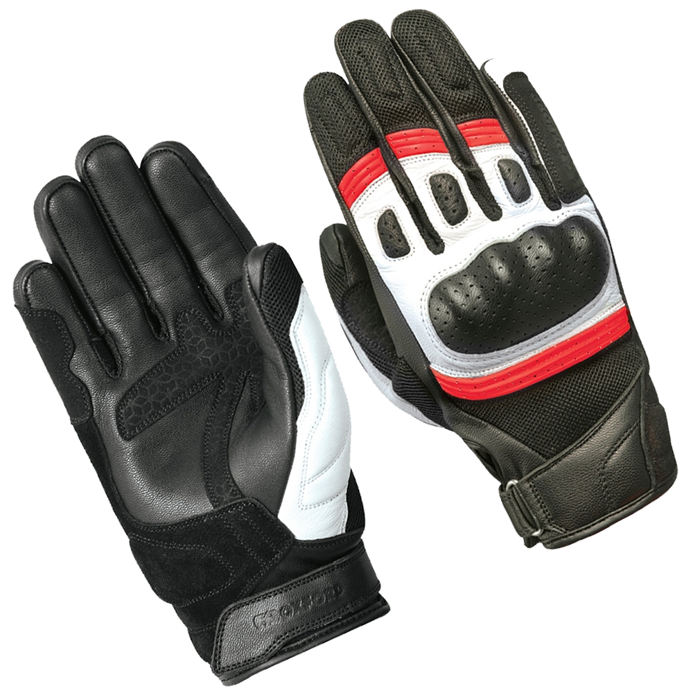 Oxford Glove RP-6S Mens Gloves - Black Red White