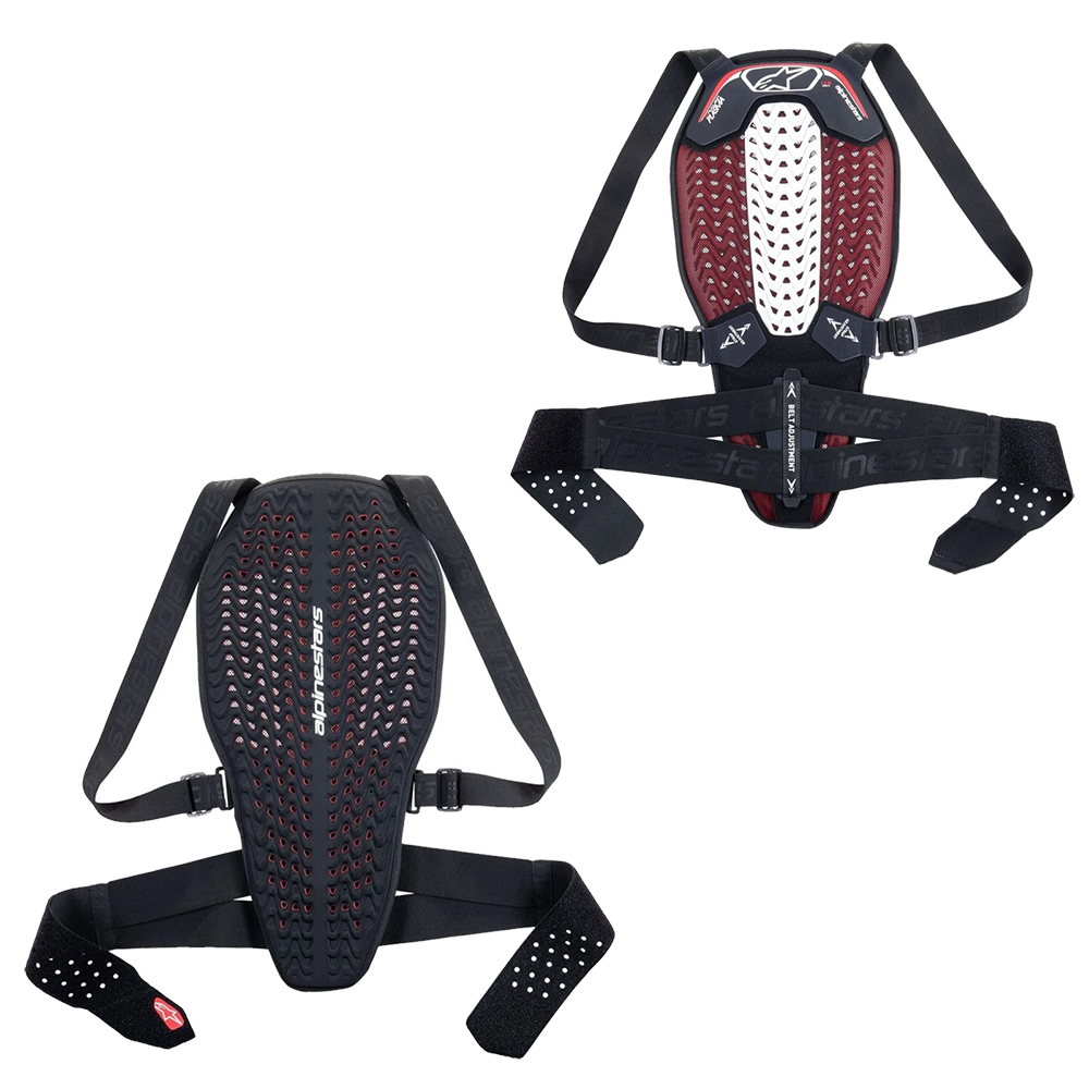 Alpinestars Nucleon Plasma Back Protector - Black White Red