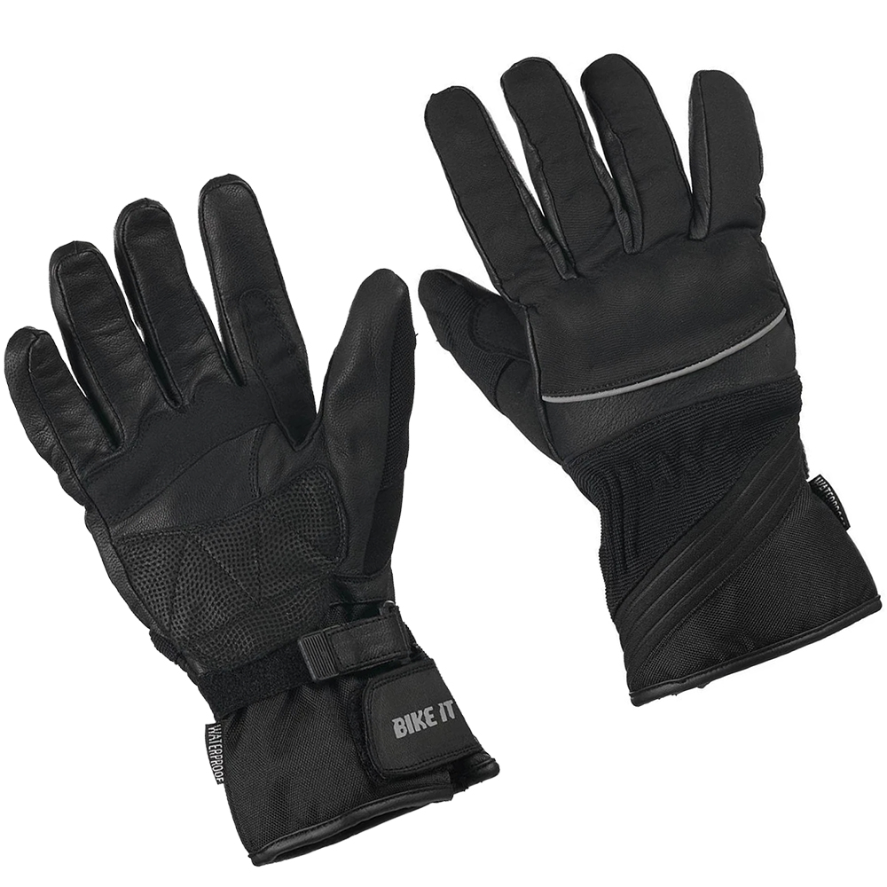 Bike It Burhou All-Season Waterproof Glove - Black