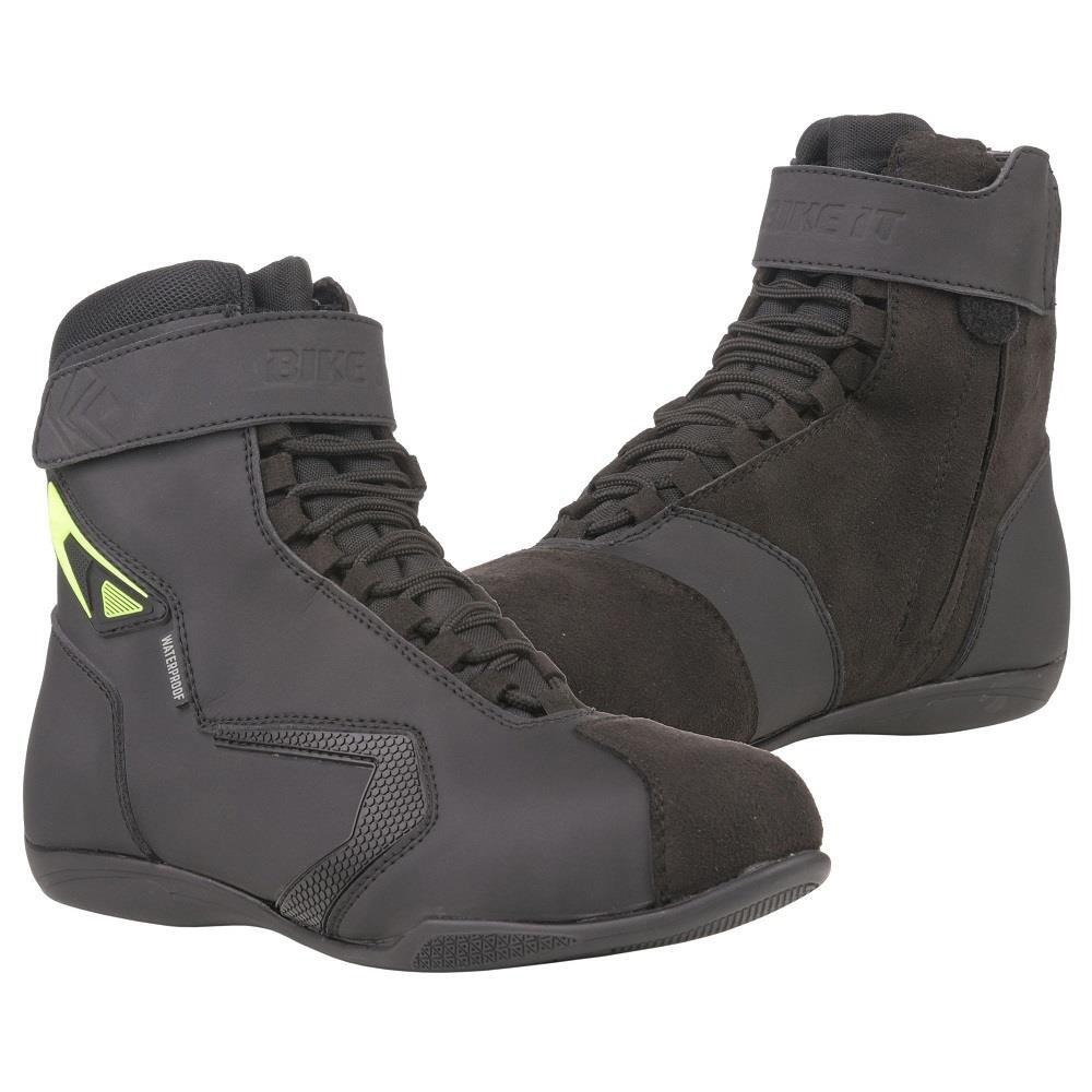 Bike It Bandido Low Profile Waterproof Mens Boot - Black