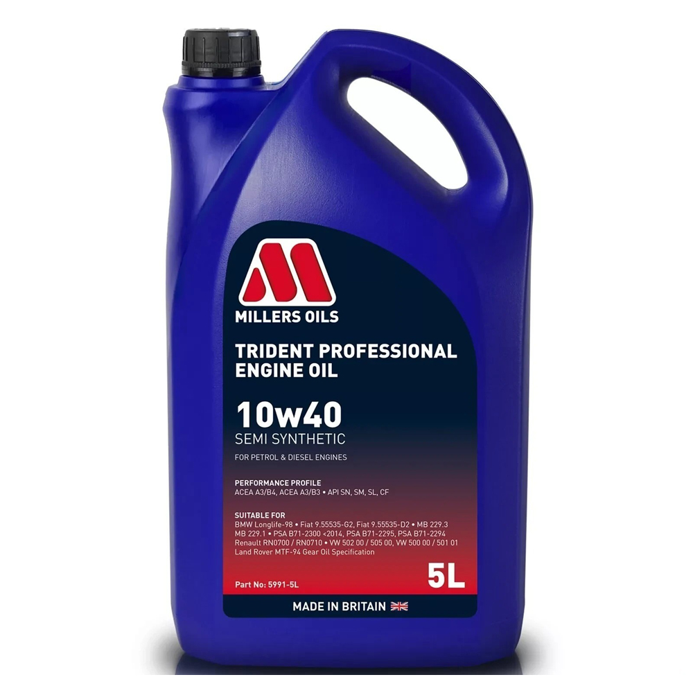 Millers Trident Professional 10w40 - 5L - Image 5