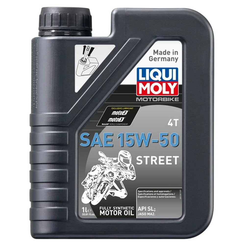 LIQUI MOLY MOTORBIKE 4T 15W-50 STREET - 1LTR - Image 5