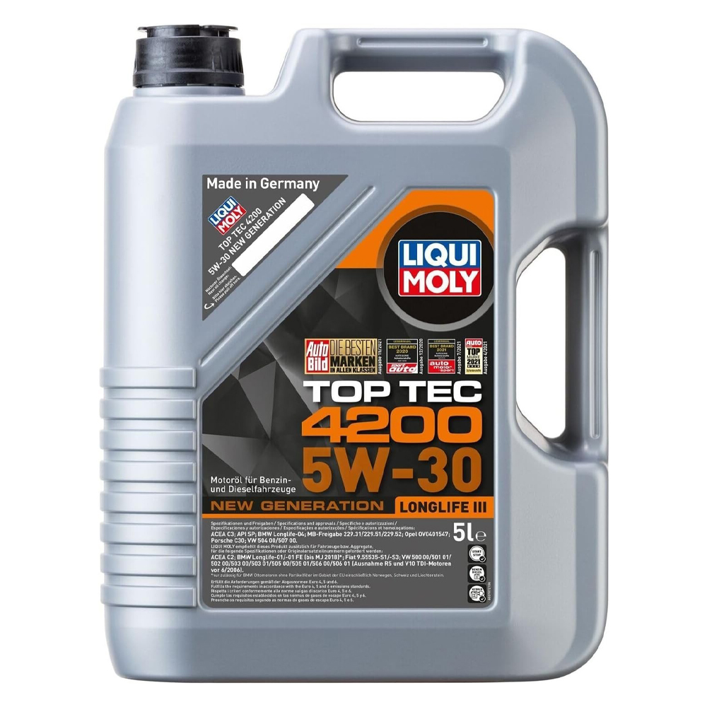 LIQUI MOLY TOP TEC 4200 5W 30 - 5LTR - Image 4