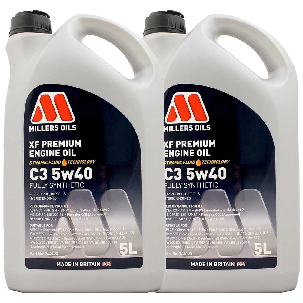 Millers XF Premium C3 5w40 - 5L - Image 4