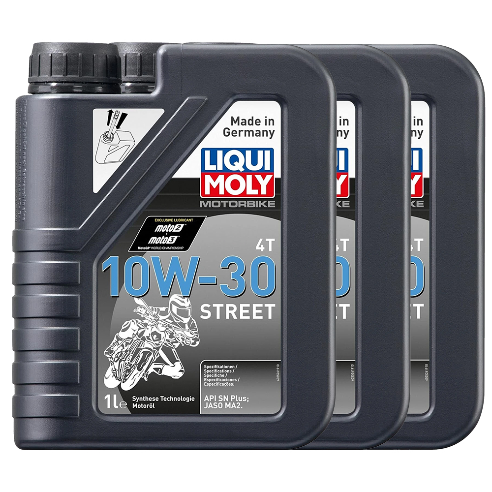 LIQUI MOLY MOTORBIKE 4T 10W-30 STREET - 1LTR - Image 3
