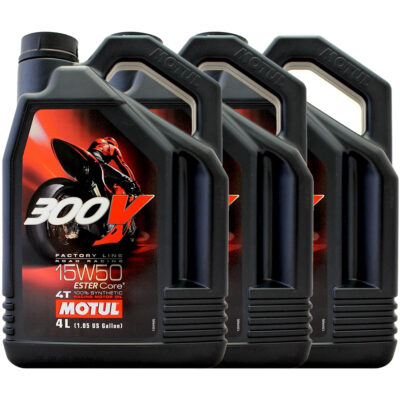 Motul 300V 15W50 Factory Line Road Racing – 4 Ltr