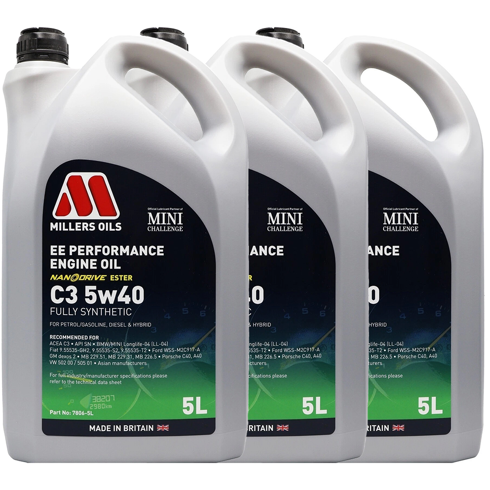 Millers EE Performance C3 5w40 - 5L - Image 3