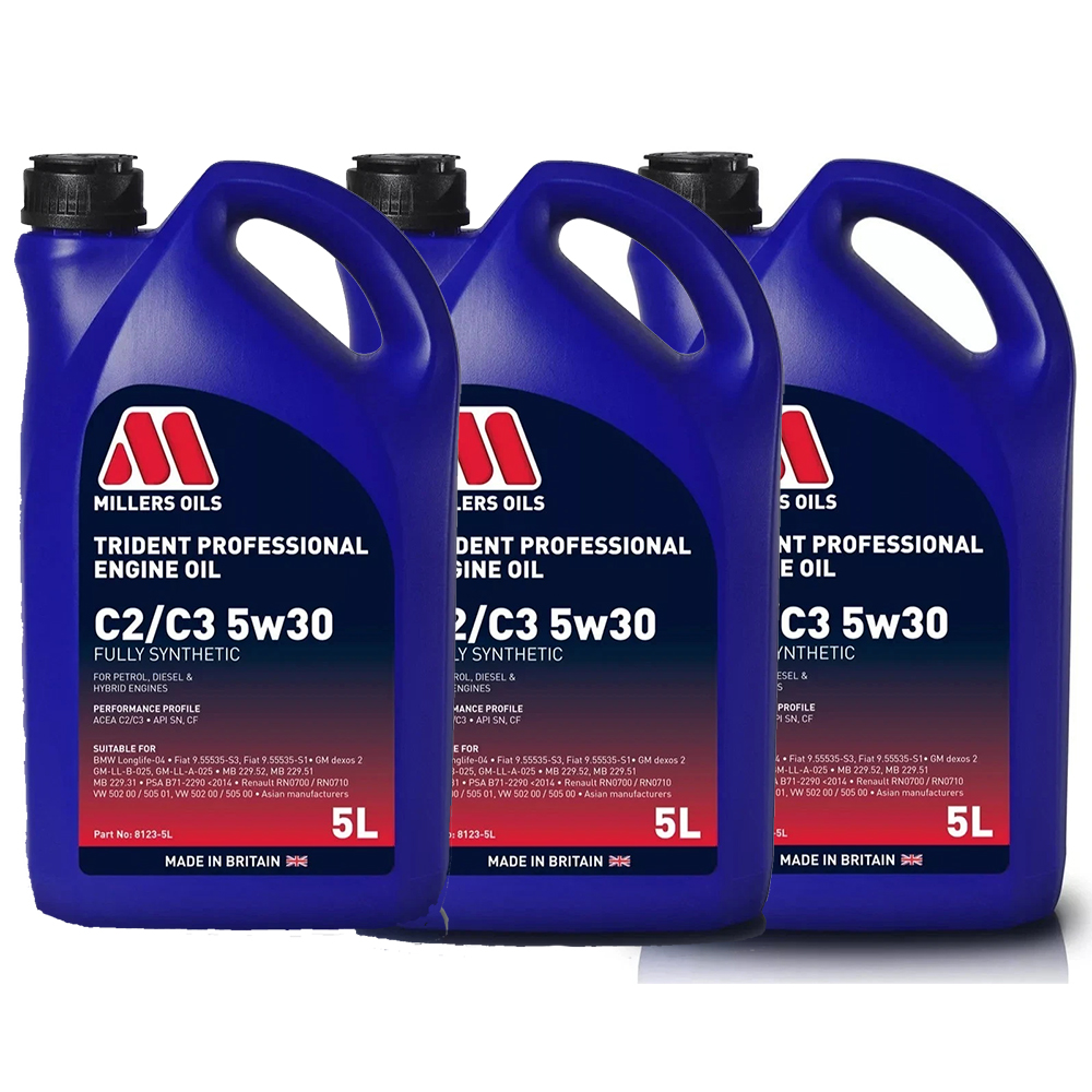Millers Trident Prof C2/C3 5w30 - 5L - Image 3