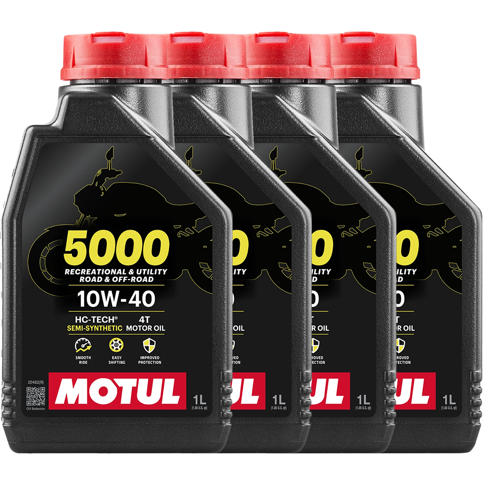 Motul 5000 10W40 4T Semi Synth - 1 Ltr
