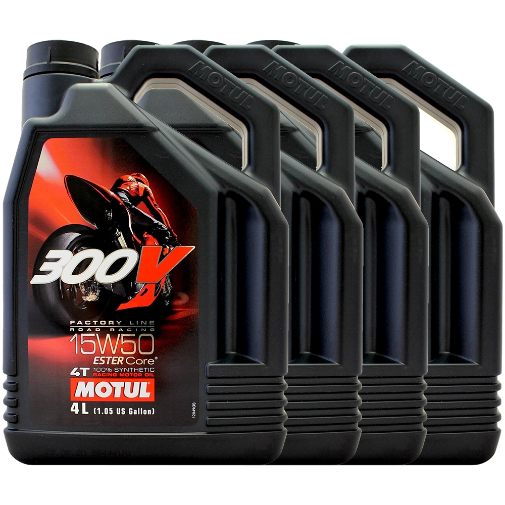 Motul 300V 15W50 Factory Line Road Racing - 4 Ltr