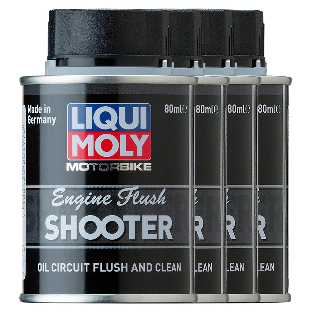 LIQUI MOLY MOTORBIKE ENGINE FLUSH SHOOTER - 80 ML