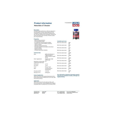 LIQUI MOLY MOTORBIKE 4T SHOOTER – 80ML