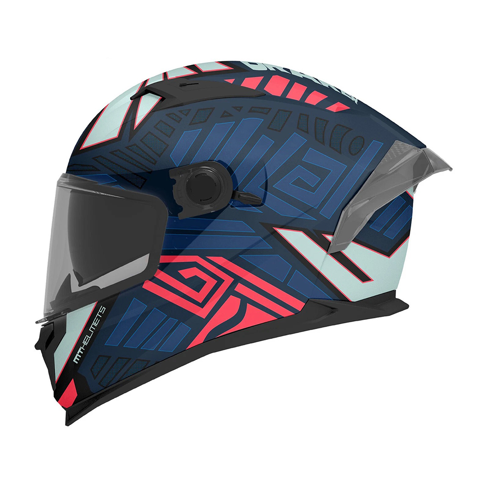 MT Braker SV Zebra Full Face Helmet - Image 2