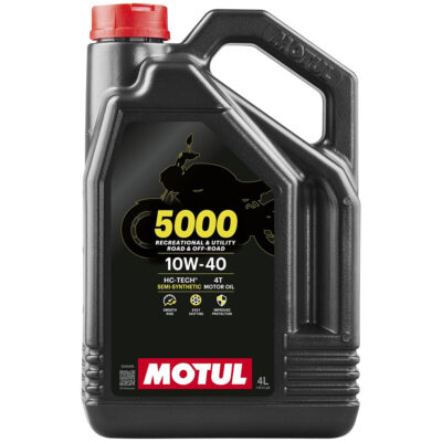 Motul 5000 10W40 4T Semi Synth 4 Litres + 1 Litre (PACK)