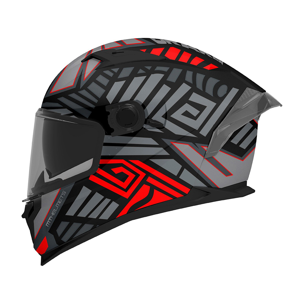 MT Braker SV Zebra Full Face Helmet - Image 8
