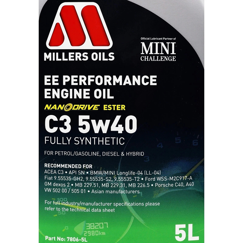 Millers EE Performance C3 5w40 - 5L - Image 10