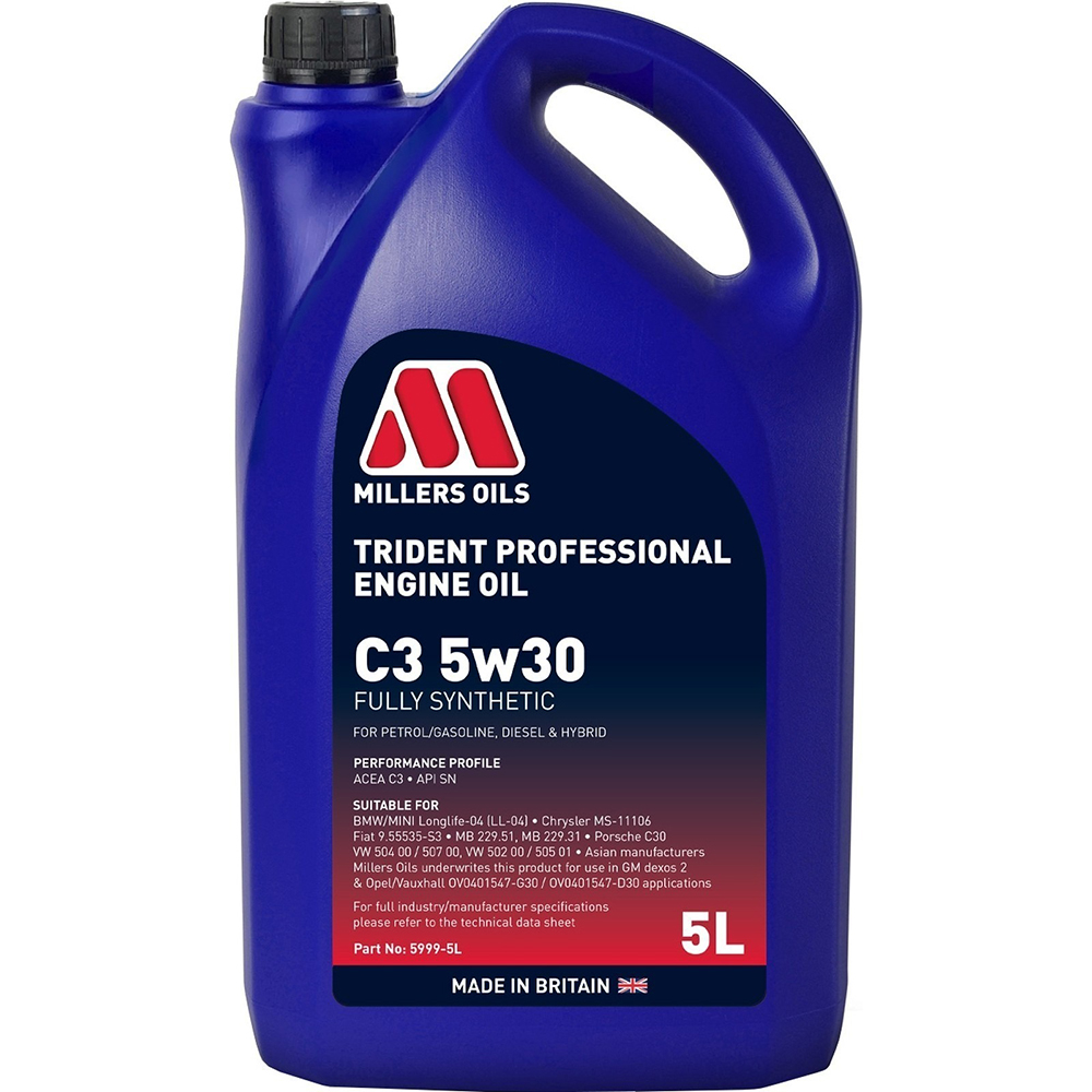 Millers Trident Professional C3 5w30 - 5L - Image 5