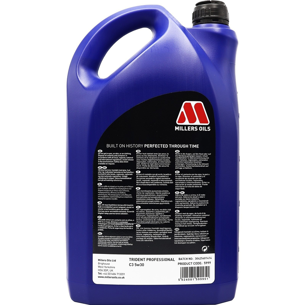Millers Trident Professional C3 5w30 - 5L - Image 8