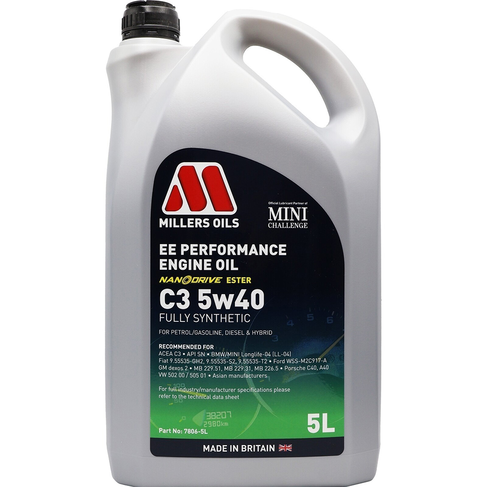 Millers EE Performance C3 5w40 - 5L - Image 5