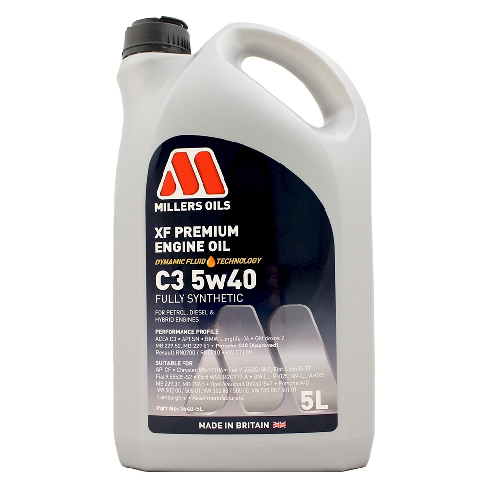 Millers XF Premium C3 5w40 - 5L - Image 5