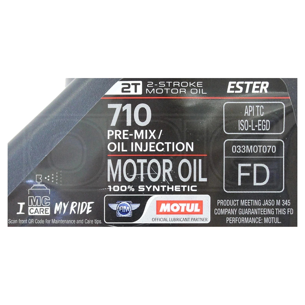 Motul 710 2T - 1 Ltr - Image 9