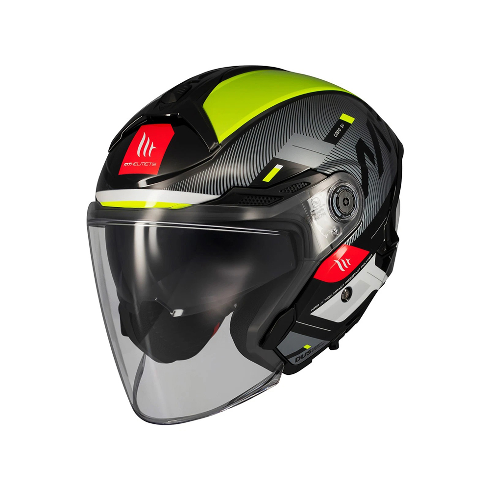 MT Cosmo SV Silence Open Face Helmet - Image 8