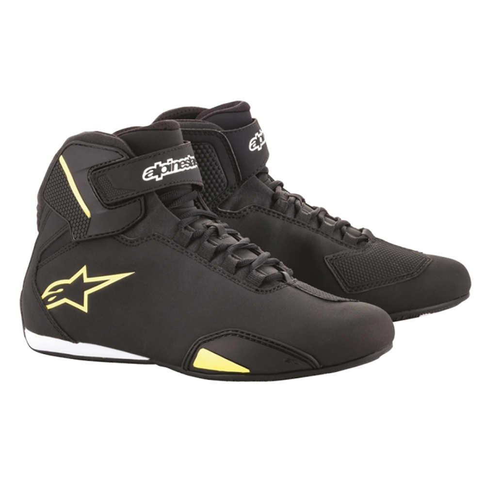 Alpinestars Sektor Mens Shoes - Black Fluo